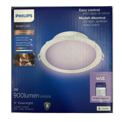 PHILIPS SMART LED 11W 5"/125MM DOWNLIGHT 900 LUMENS CONNECTED BY WIZ